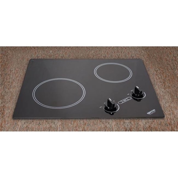 Kenyon Kenyon B41603 Arctic Series 2burner Cooktop black with analog